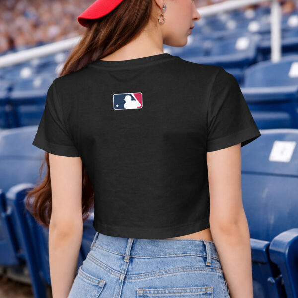 Alternative view of Los Angeles Angels Cropped Naval-Baring Shirt 010
