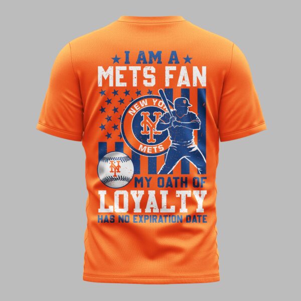 Alternative view of New York Mets Loyalty Oath Premium T-shirt LT0002