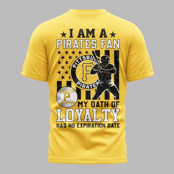 Alternative view of Pittsburgh Pirates Loyalty Oath Premium T-shirt LT0002