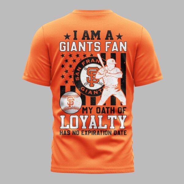 Alternative view of San Francisco Giants Loyalty Oath Premium T-shirt LT0002