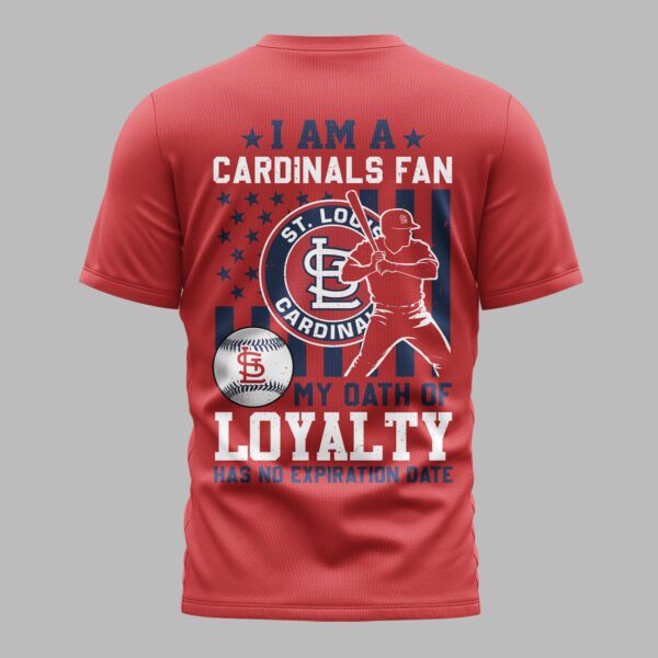 Alternative view of St. Louis Cardinals Loyalty Oath Premium T-shirt LT0002