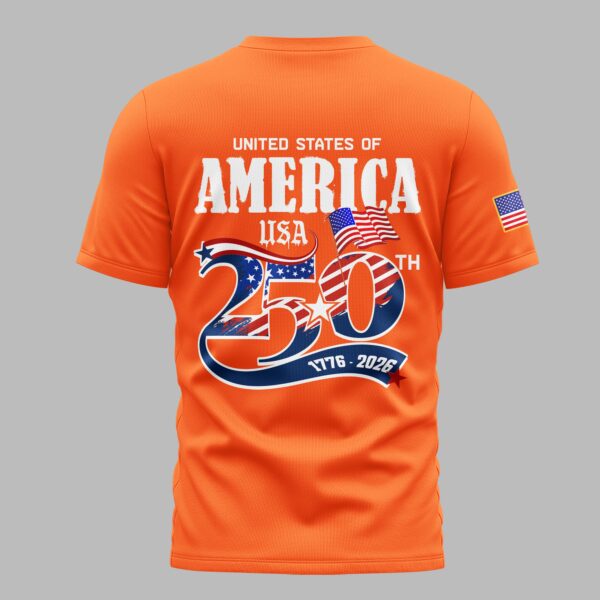 Alternative view of New York Mets X 250 Years Of Freedom Premium T Shirt PVT003