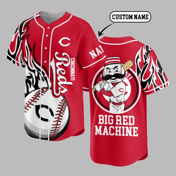 Cincinnati Reds Premium Baseball Jersey PVT005