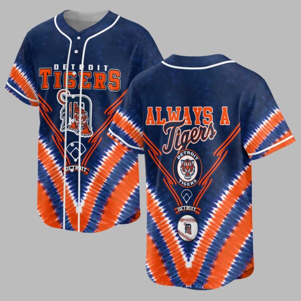 Detroit Tigers Tie Dye Premium Jersey PL09