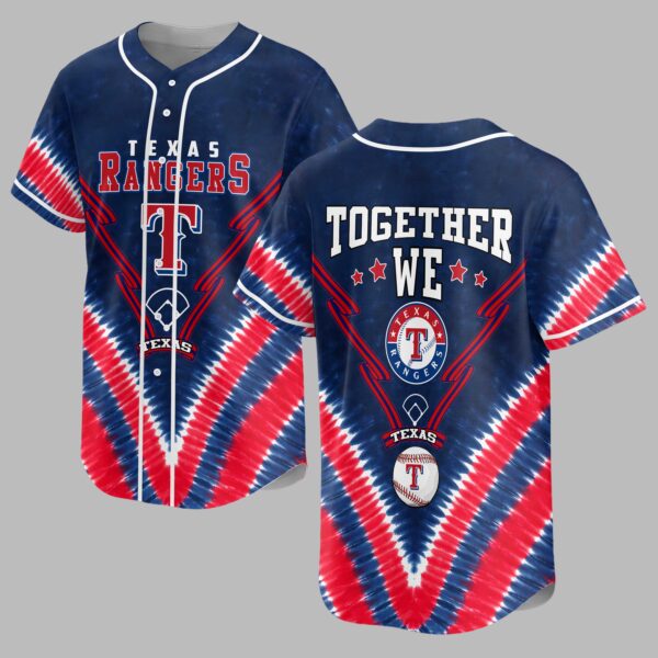 Texas Rangers Tie Dye Premium Jersey PL09
