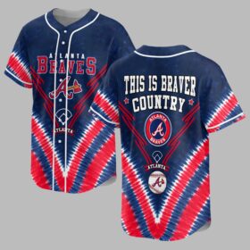 Atlanta Braves Tie Dye Premium Jersey PL09