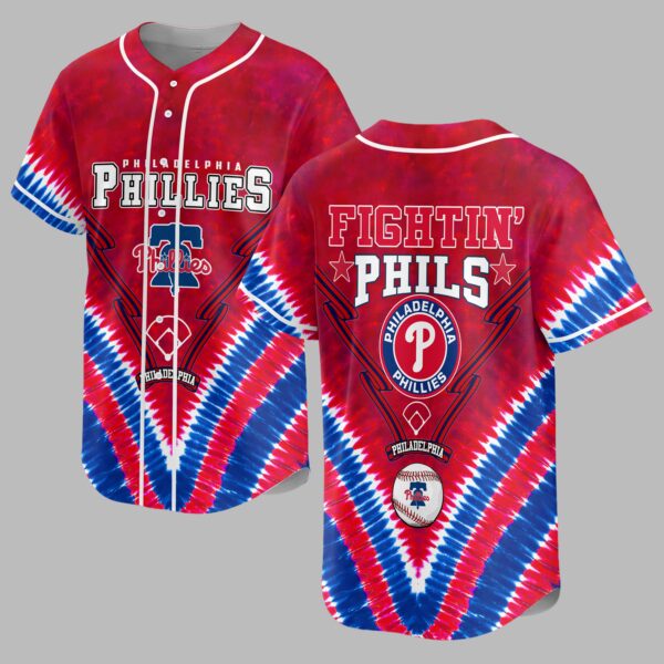 Philadelphia Phillies Tie Dye Premium Jersey PL09