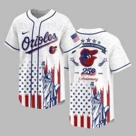 Baltimore Orioles X America’s 250th Anniversary Premium Baseball Jersey PVT006