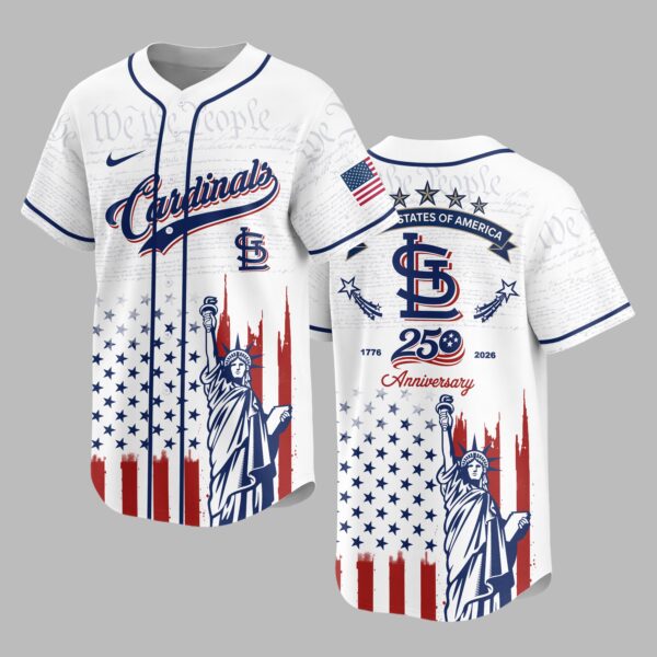 St. Louis Cardinals X America’s 250th Anniversary Premium Baseball Jersey PVT006