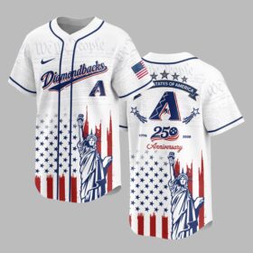 Arizona Diamondbacks X America’s 250th Anniversary Premium Baseball Jersey PVT006