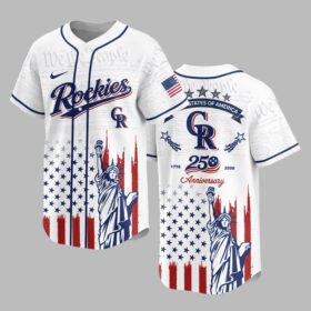 Colorado Rockies X America’s 250th Anniversary Premium Baseball Jersey PVT006