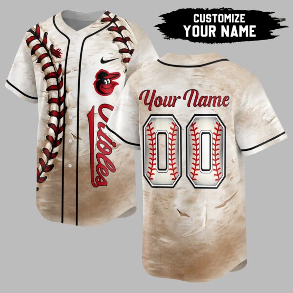 Baltimore Orioles Custom Baseball Stitch Jersey LT0008