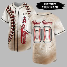Los Angeles Angels Custom Baseball Stitch Jersey LT0008