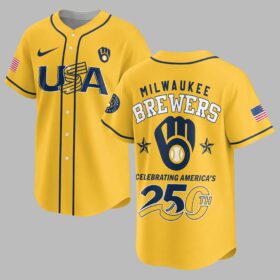 Milwaukee Brewers Celebrating America’s 250th Premium Jersey LT0006