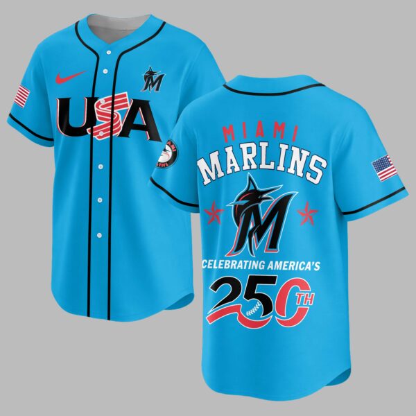 Miami Marlins Celebrating America’s 250th Premium Jersey LT0006
