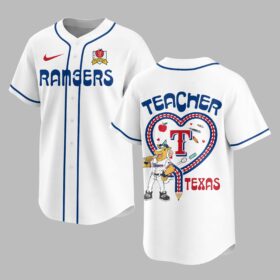 Texas Rangers “Teacher Appreciation Night” Premium Jersey PH00005