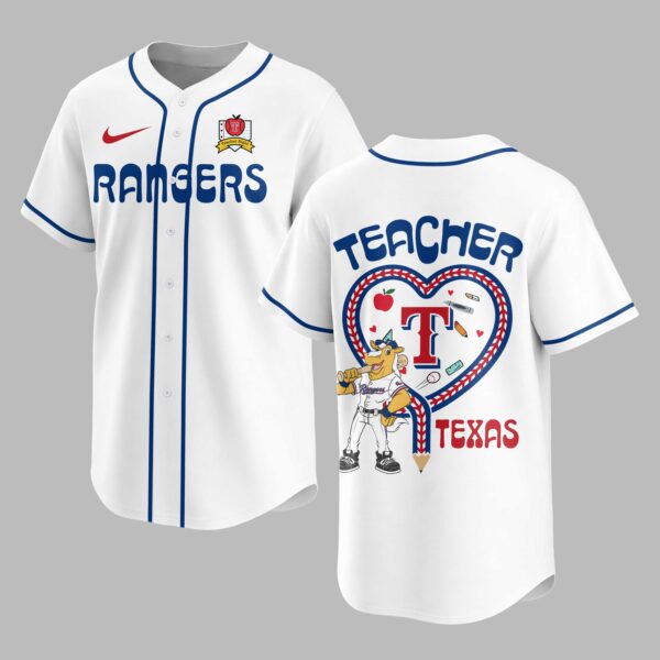 Texas Rangers “Teacher Appreciation Night” Premium Jersey PH00005