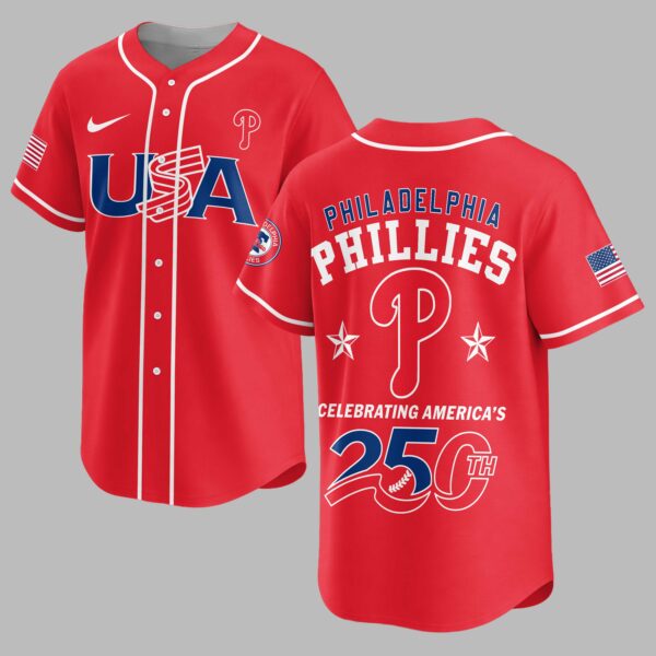 Philadelphia Phillies Celebrating America’s 250th Premium Jersey LT0006