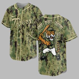 Detroit Tigers Camo Premium Jersey PL10