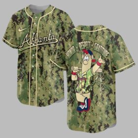Atlanta Braves Camo Premium Jersey PL10