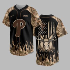 Philadelphia Phillies x Hunting Camo Baseball Jersey PVT008