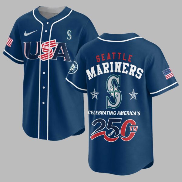 Seattle Mariners Celebrating America’s 250th Premium Jersey LT0006
