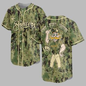 Milwaukee Brewers Camo Premium Jersey PL10