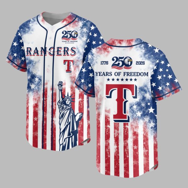 Texas Rangers 250 Years of Freedom Celebration Premium Jersey PH00006