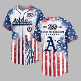 Oakland Athletics 250 Years of Freedom Celebration Premium Jersey PH00006