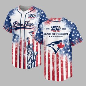 Toronto Blue Jays 250 Years of Freedom Celebration Premium Jersey PH00006