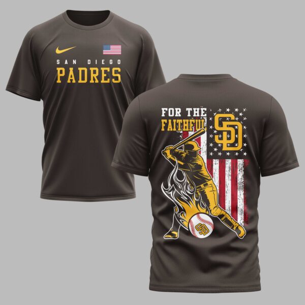San Diego Padres x American Flag Premium Performance T-Shirt PH00004