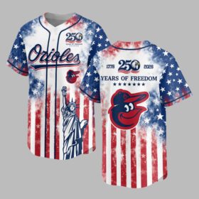 Baltimore Orioles 250 Years of Freedom Celebration Premium Jersey PH00006