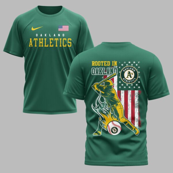 Oakland Athletics x American Flag Premium Performance T-Shirt PH00004