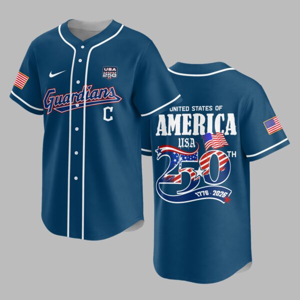 Cleveland Guardians X 250 Years Of Freedom Premium Jersey PVT009