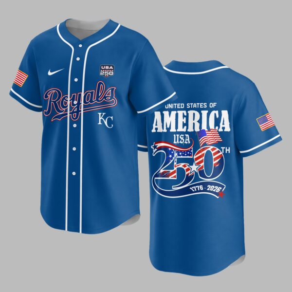 Kansas City Royals X 250 Years Of Freedom Premium Jersey PVT009