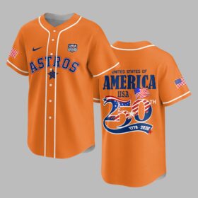 Houston Astros X 250 Years Of Freedom Premium Jersey PVT009