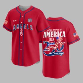 Los Angeles Angels X 250 Years Of Freedom Premium Jersey PVT009