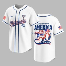 Washington Nationals X 250 Years Of Freedom Premium Jersey PVT009