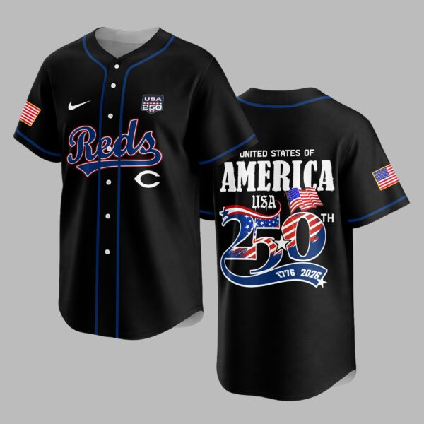 Cincinnati Reds X 250 Years Of Freedom Premium Jersey PVT009