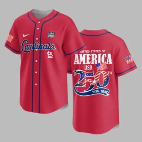 St. Louis Cardinals X 250 Years Of Freedom Premium Jersey PVT009