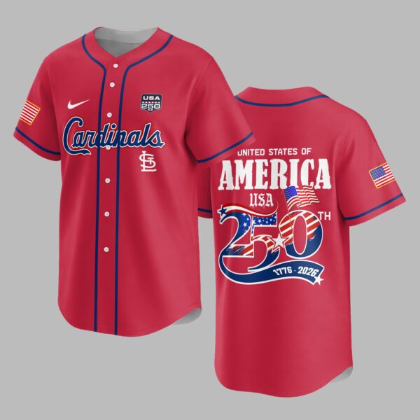 St. Louis Cardinals X 250 Years Of Freedom Premium Jersey PVT009