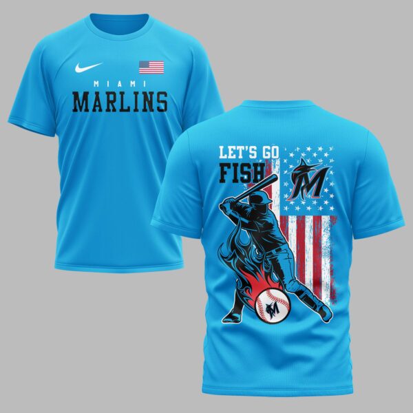 Miami Marlins x American Flag Premium Performance T-Shirt PH00004
