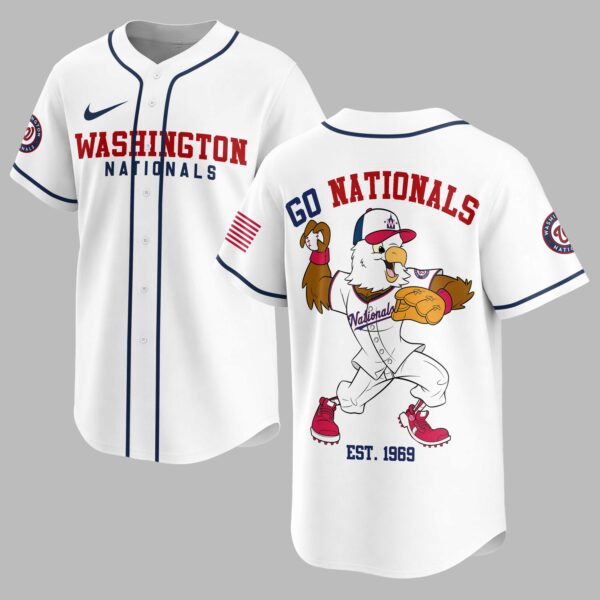 Washington Nationals Classic Mascot Baseball Jersey LT0009