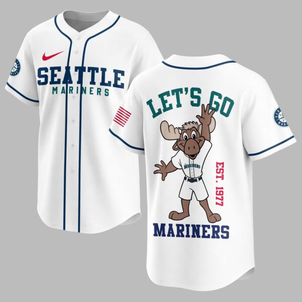 Seattle Mariners Classic Mascot Baseball Jersey LT0009
