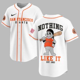 San Francisco Giants Classic Mascot Baseball Jersey LT0009