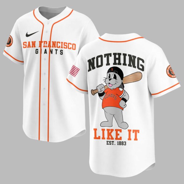 San Francisco Giants Classic Mascot Baseball Jersey LT0009