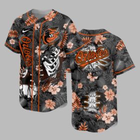 Baltimore Orioles x Skeleton Baseball Jersey PVT010