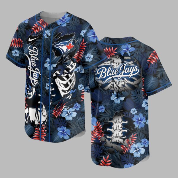Toronto Blue Jays x Skeleton Baseball Jersey PVT010