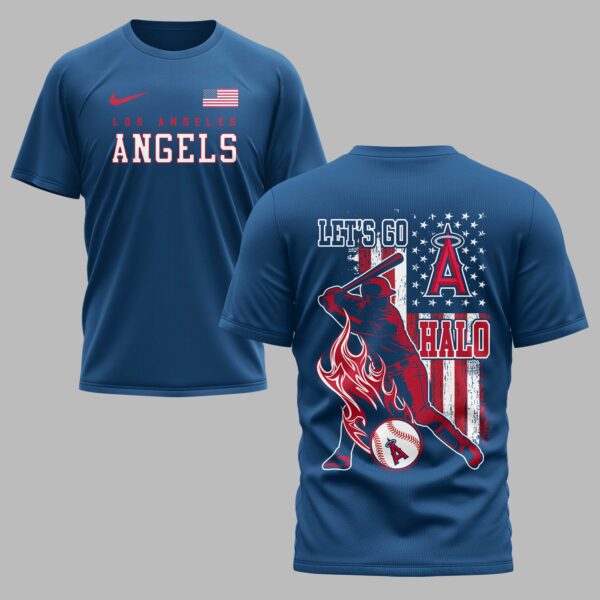 Los Angeles Angels x American Flag Premium Performance T-Shirt PH00004