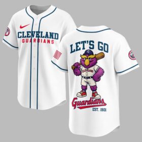 Cleveland Guardians Classic Mascot Baseball Jersey LT0009